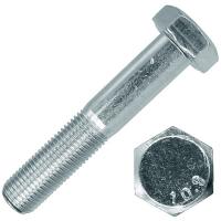 Болт шестигранный с неполной резьбой М6х30 DIN 931 класс прочности 10.9 оцинкованная сталь